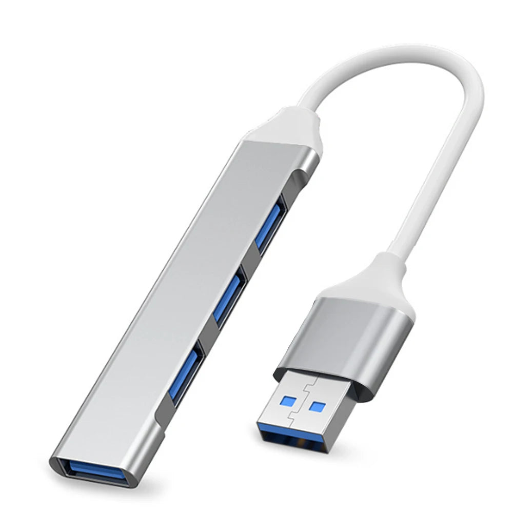 USB-C 4-Port Hub Adapter OTG – MacBook, Xiaomi & Lenovo