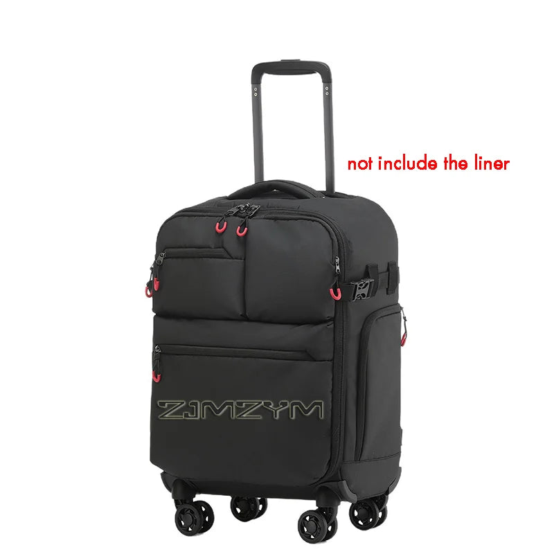 18-Inch Waterproof DSLR Camera Trolley Bag with Wheels 38L