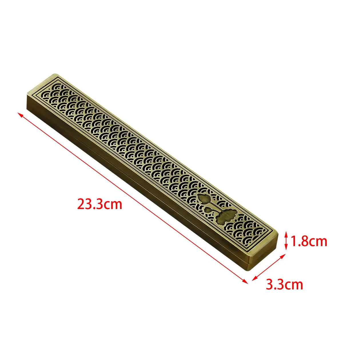 Zinc Alloy Incense Stick Holder Tray – Handmade 3-Pack