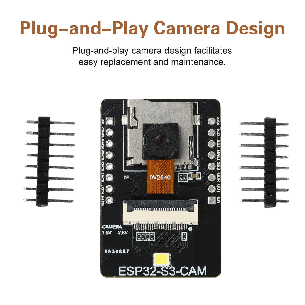ESP32-S3-CAM Wi-Fi Bluetooth Dev Board | OV2640 Camera