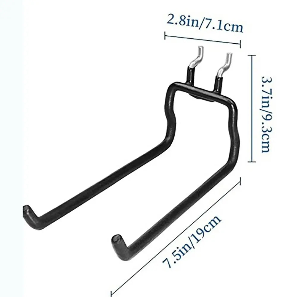Heavy Duty Aluminum Pegboard Hooks – Wall Mounted Tool Organizer