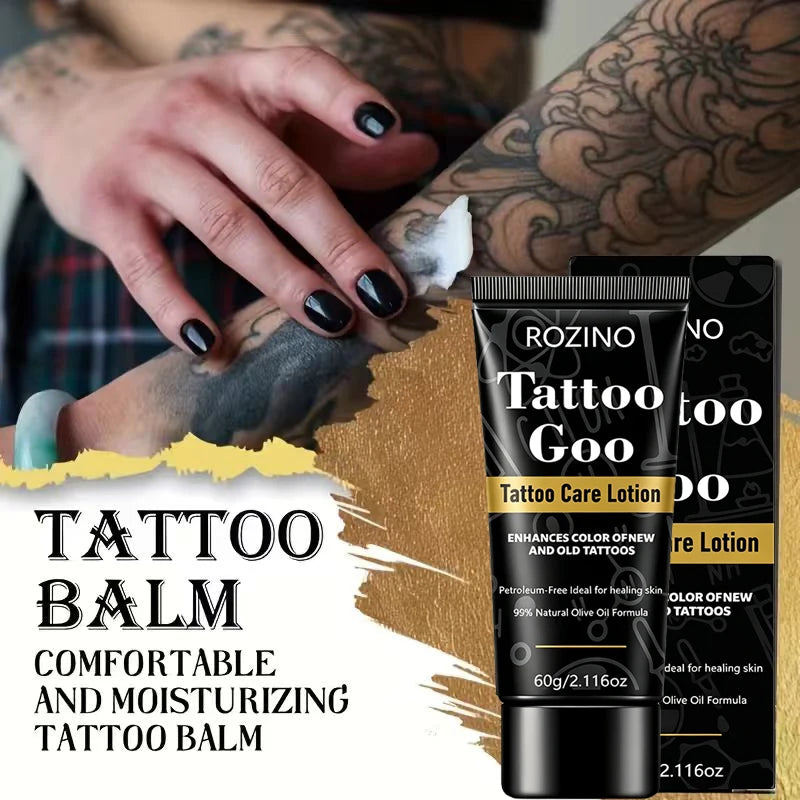 ROZINO Tattoo Aftercare Cream – Olive Oil Moisturizer 60g