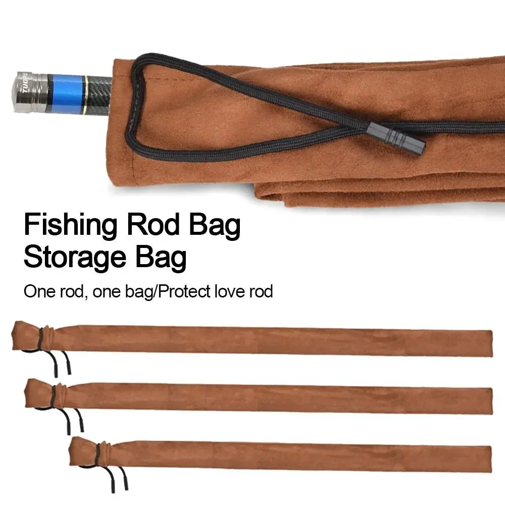 Folding Fishing Rod Bag – Large Capacity Portable Canvas Pouch
