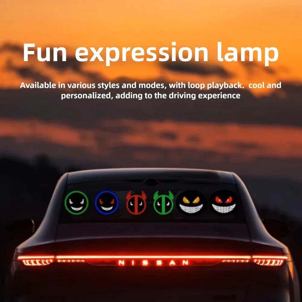Devil's Eye LED Car Windshield Decorative Light | USB 5V