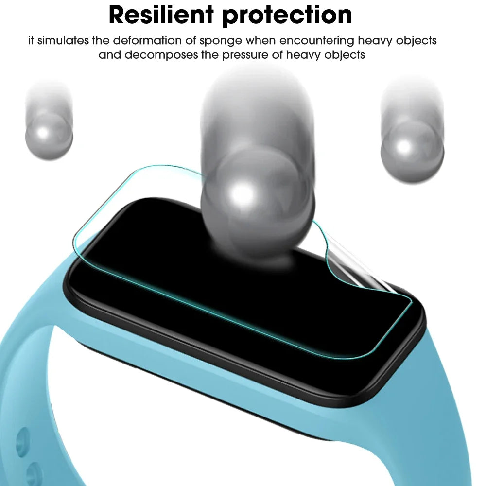 Hydrogel Screen Protector for Xiaomi Mi Band 9 Active – 3-Pack