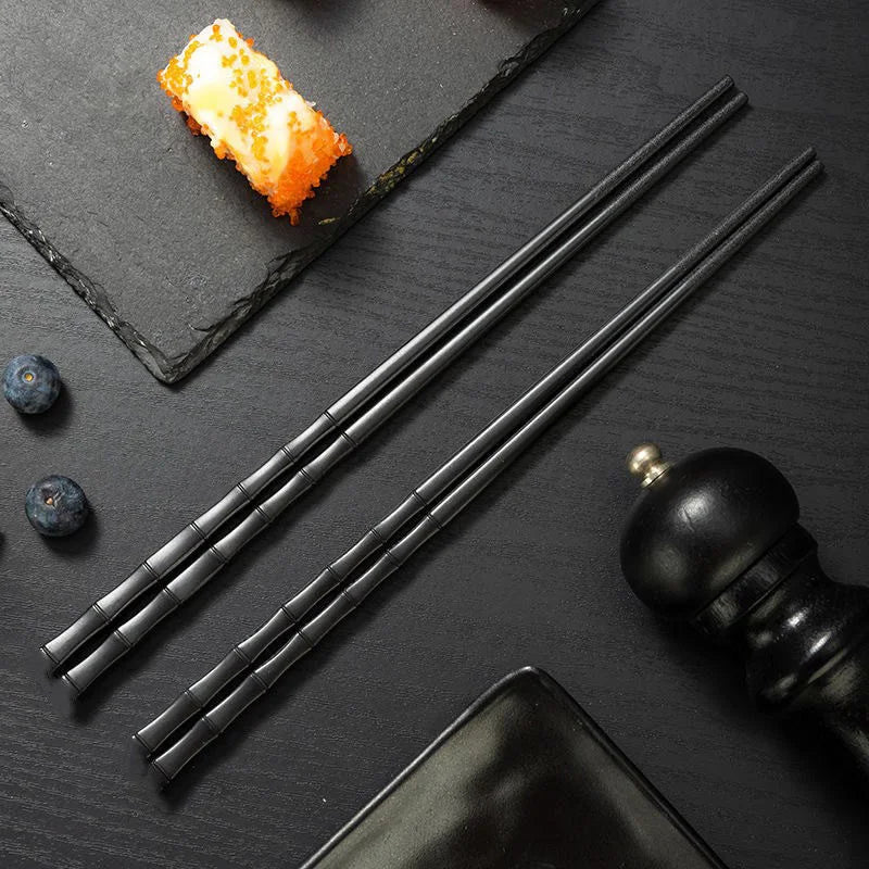 Non-Slip Reusable Alloy Chopsticks | Sushi & Dining Set