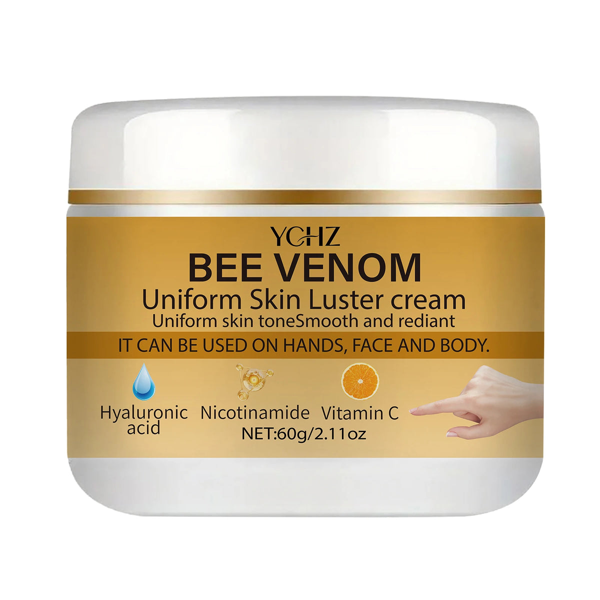YCHZ Bee Venom Brightening Cream – Even Skin Tone & Moisturizing