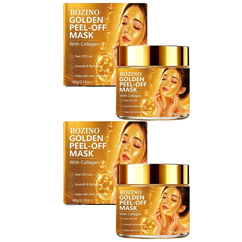 ROZINO Gold Collagen Peel-Off Face Mask 60g – Moisturizing
