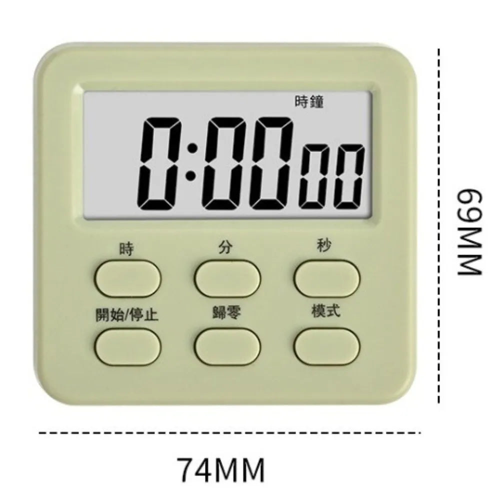 LED Digital Kitchen Timer – Alarm Clock & Memory Function