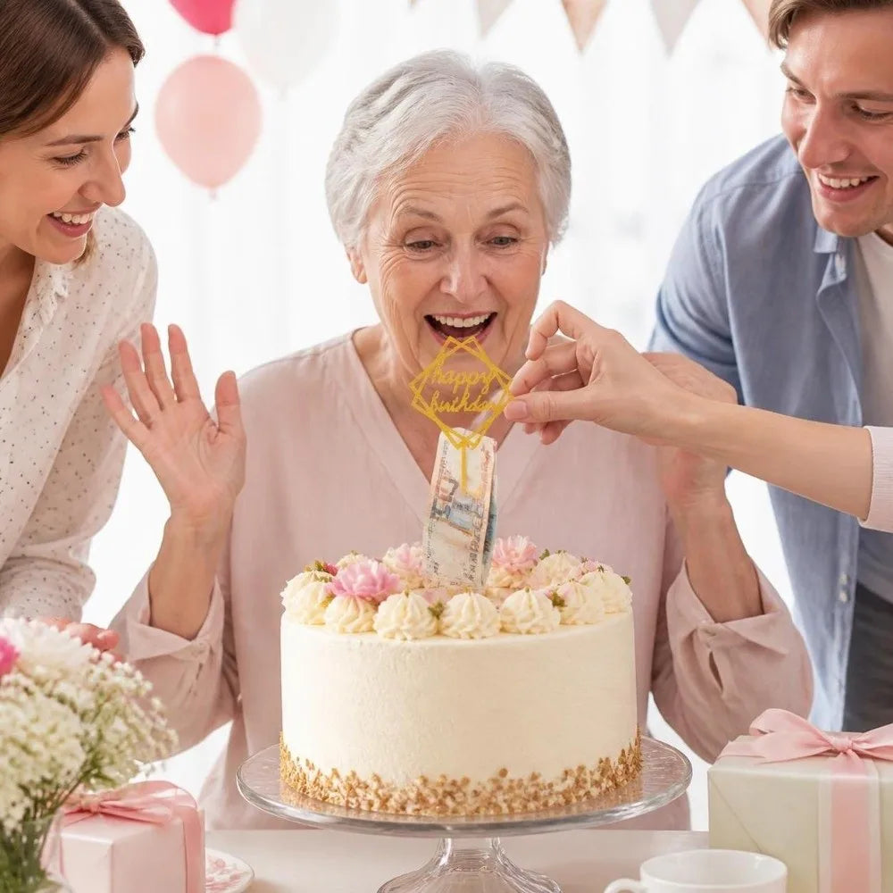Birthday Money Cake Pull Out Kit – Surprise Gift Box Set