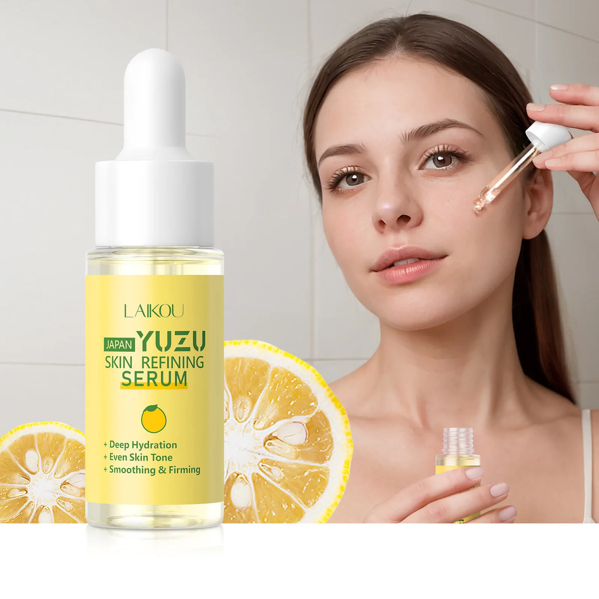 LAIKOU Yuzu Grapefruit Facial Essence 17ml | Moisturizing Serum