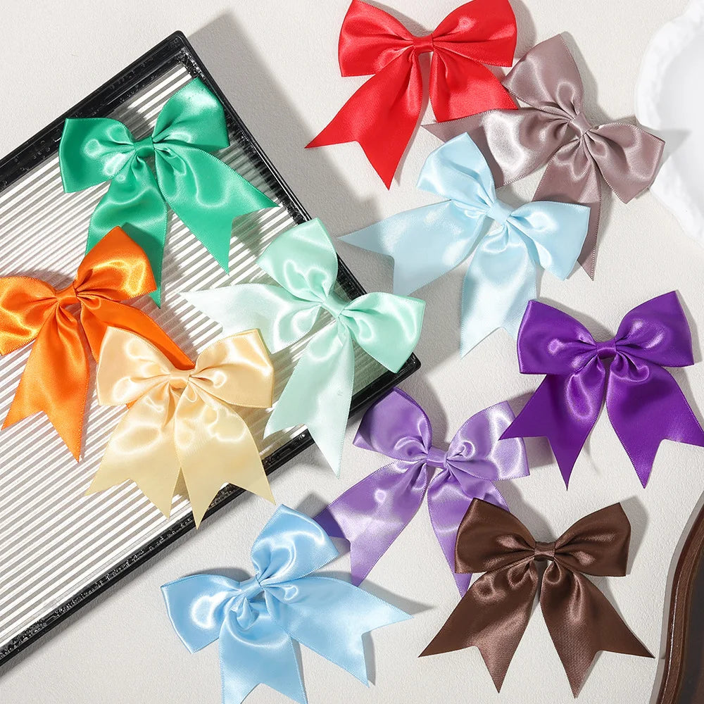 30-Pack Handmade Ribbon Bow Hair Clips for Kids & Toddlers
