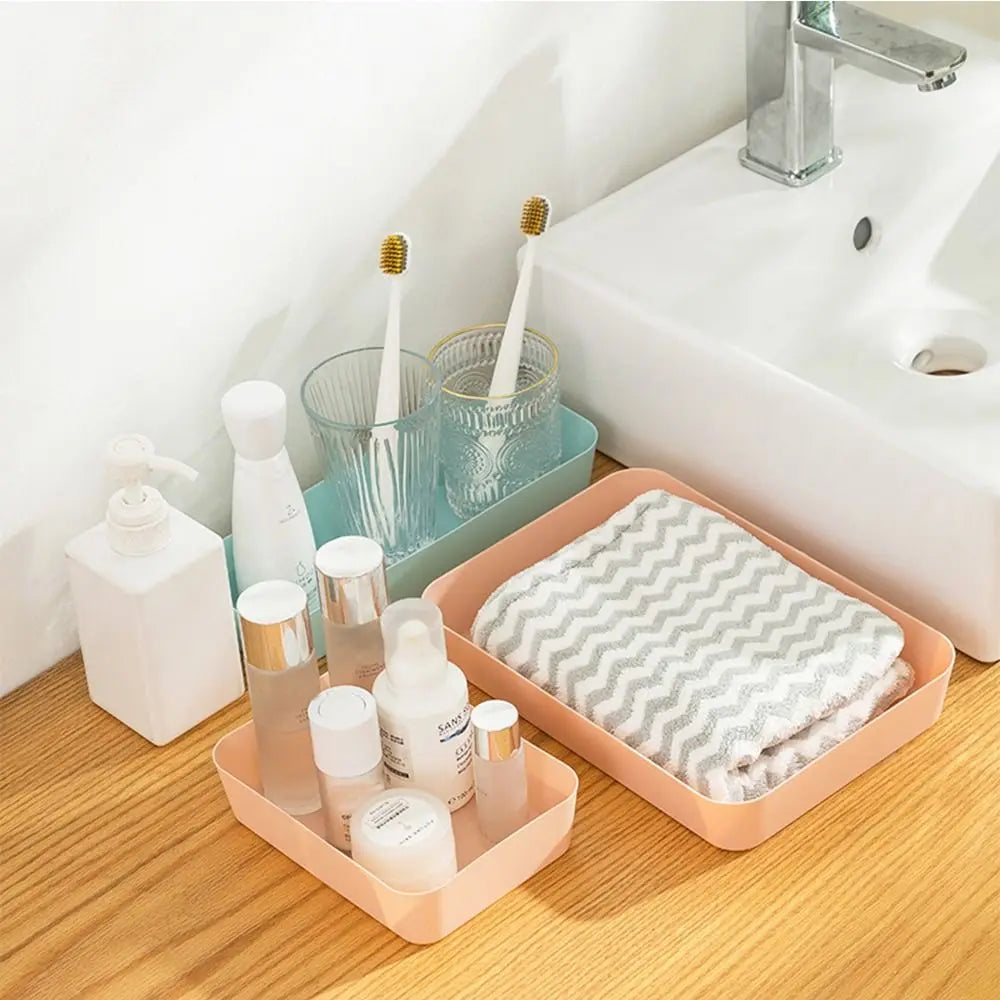 Stackable Plastic Drawer Divider Desktop Organizer Box