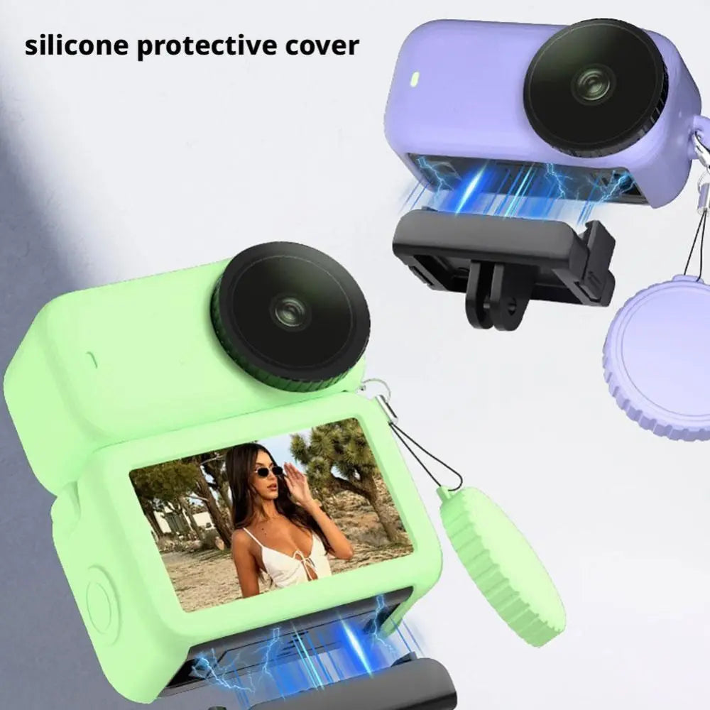 3-Piece Silicone Case & Lens Cap Set for DJI Osmo Nano