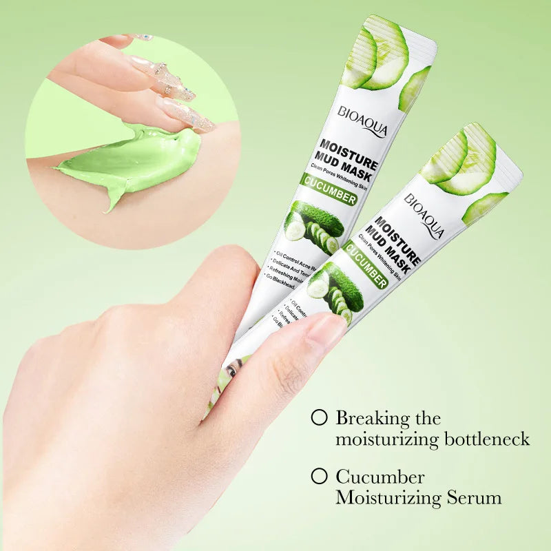 LAIKOU Vitamin C & Cucumber Clay Face Masks – 30-Pack