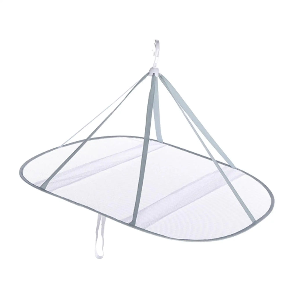 Foldable Mesh Sweater Drying Rack | Hanging Net Steel Frame