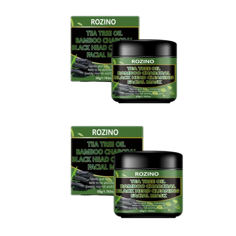 ROZINO Tea Tree Bamboo Charcoal Blackhead Cleansing Mask
