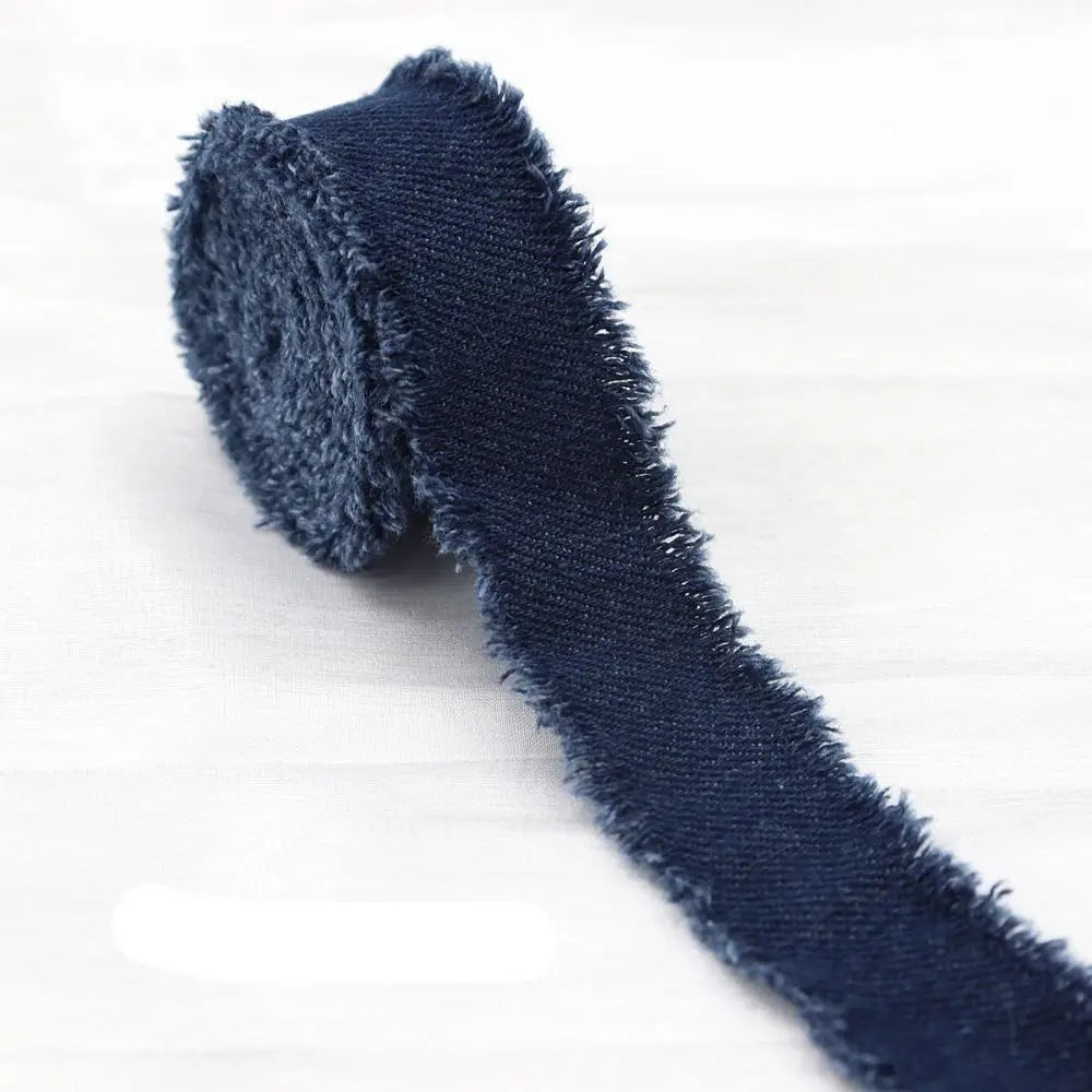 1.5 Yards Blue Denim Ribbon – DIY Hair Bows & Bridal Crafts