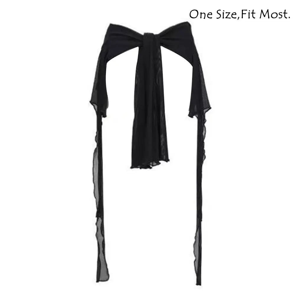 Lace Mesh Hip Scarf – Jazz Dance Waistband & Streetwear