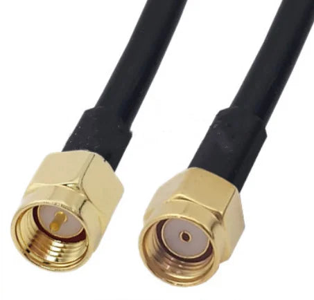 LMR-240 Coaxial Pigtail Jumper – SMA Male to Female Adapter