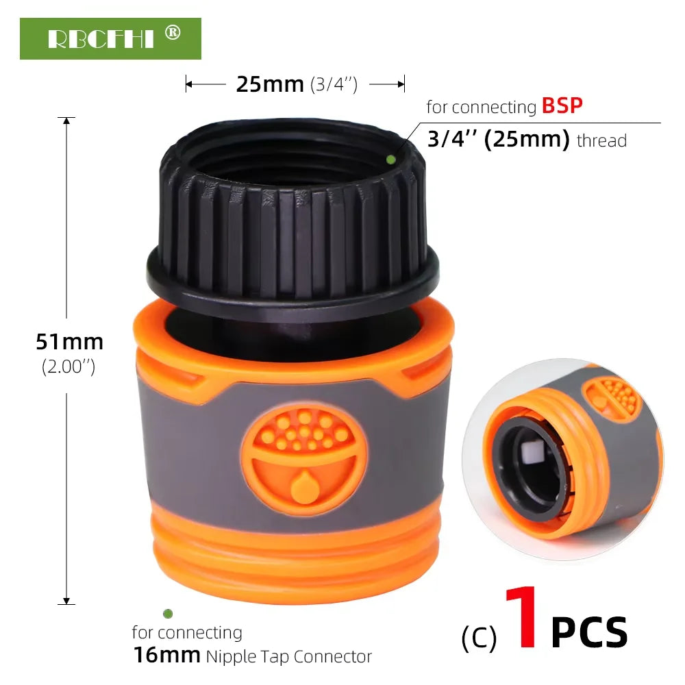 1/2" & 3/4" Garden Hose Quick Connectors – 13 Types