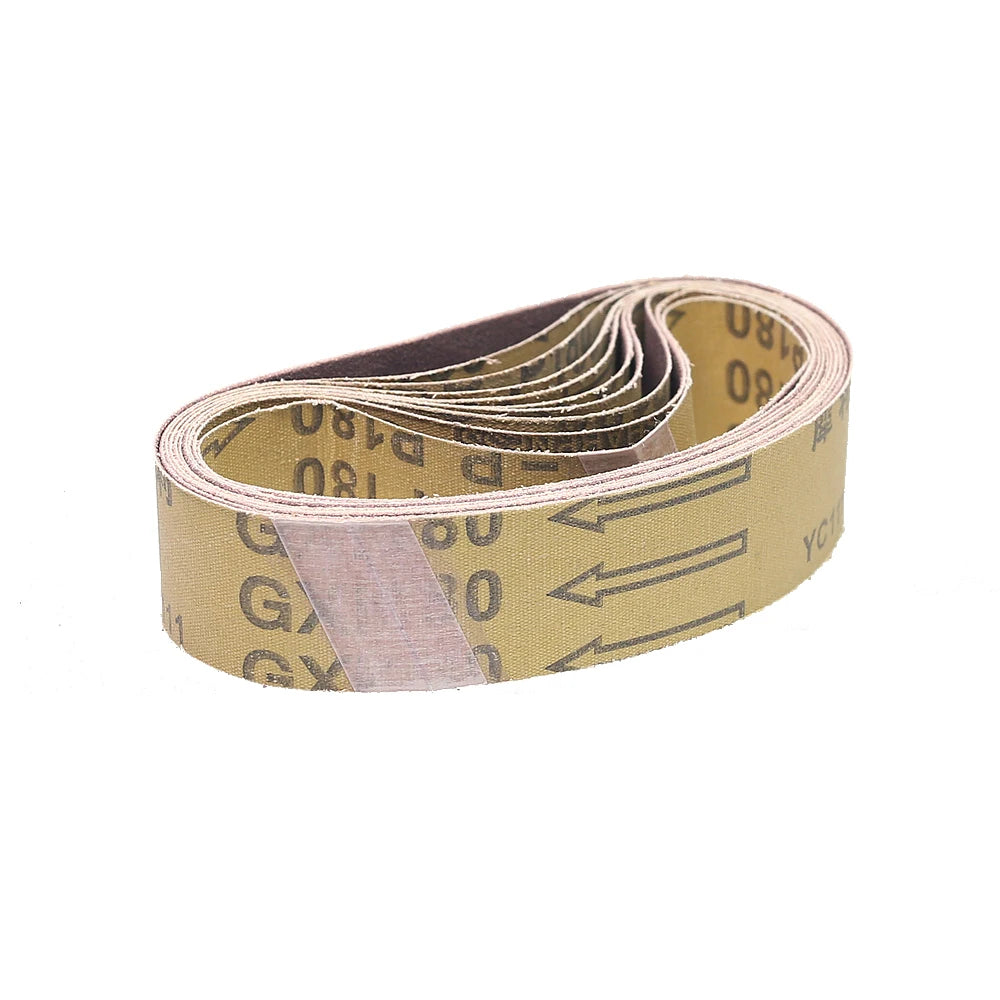 10-Pack A/O Sanding Belts 330x30mm | Air Belt Sander Belts