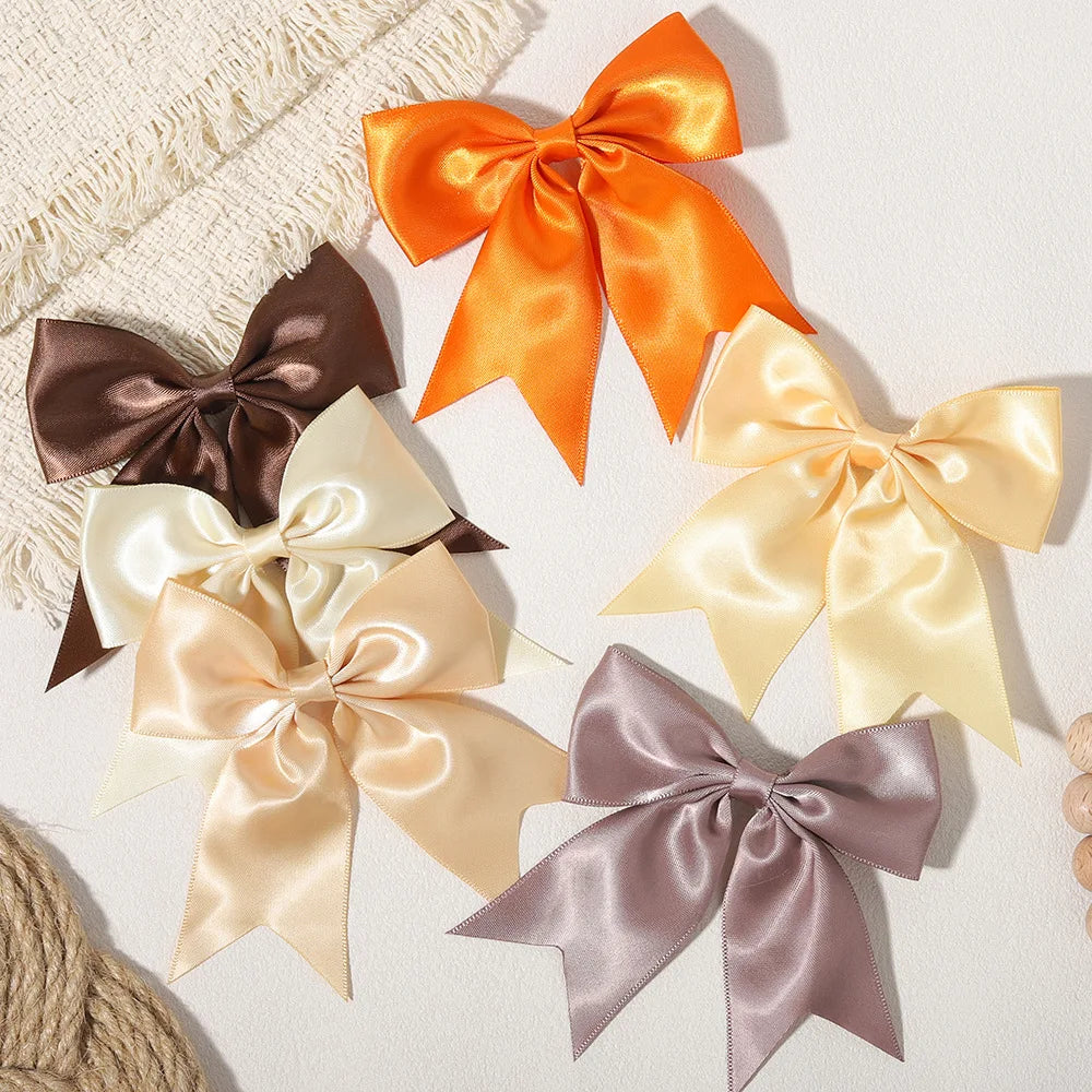 30-Pack Handmade Ribbon Bow Hair Clips for Kids & Toddlers