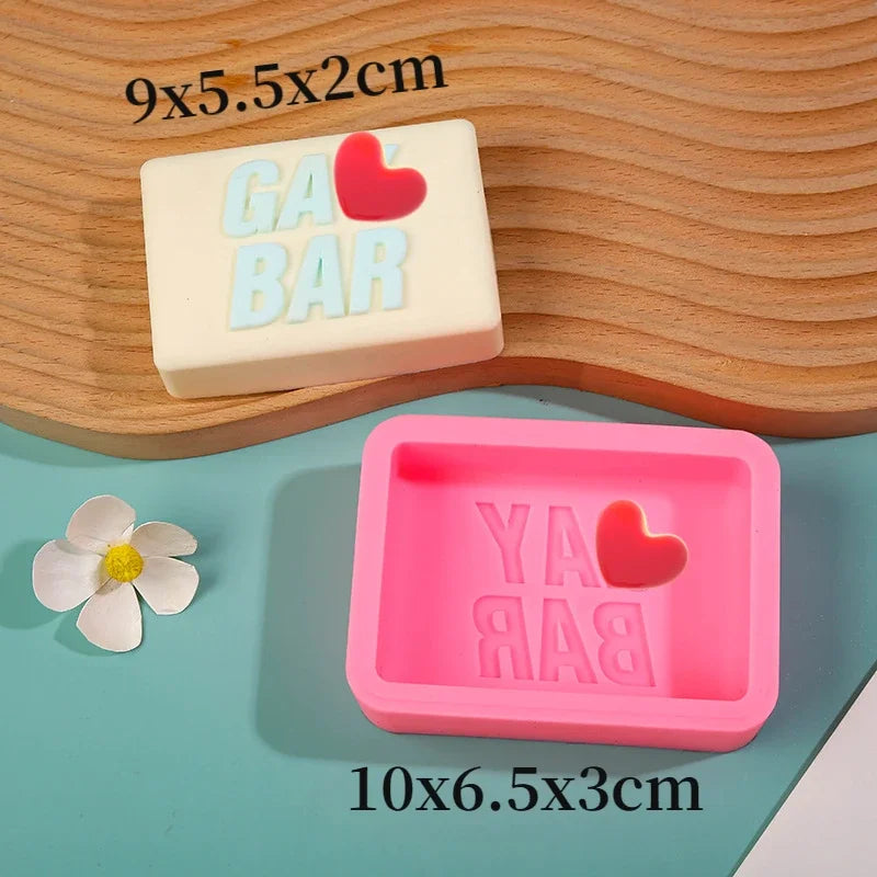 Silicone Letter & Shape Mold – Soap, Candle & Chocolate DIY
