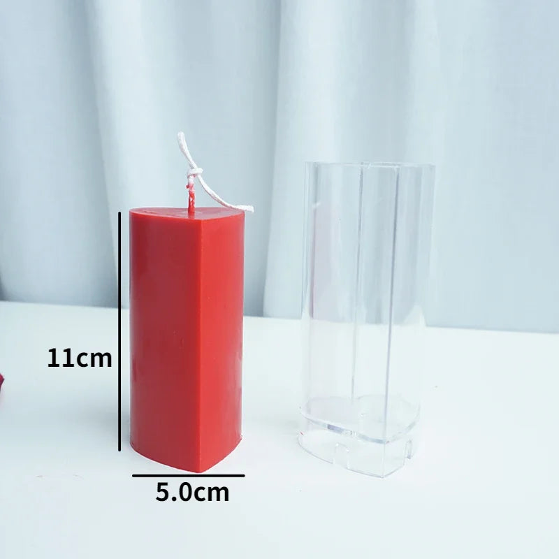 DIY Plastic Candle Molds – Cylinder, Round & Irregular Shapes