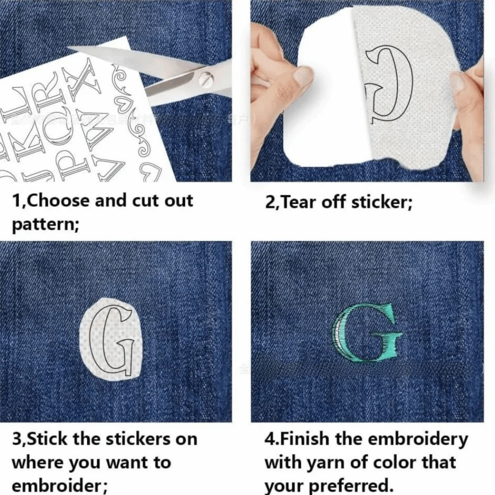 Water Soluble Embroidery Stabilizer Sheets – DIY Sewing