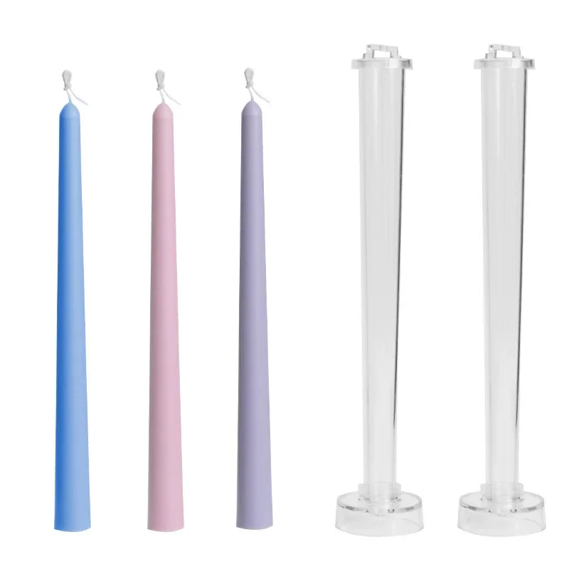 DIY Peaked Column Candle Plastic Mold – Long Pole Candle Making