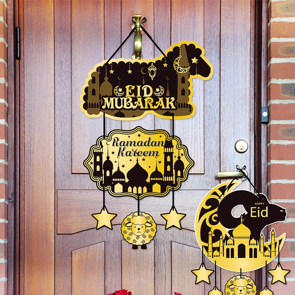 Eid Mubarak Door Hanging Decoration | Ramadan Party Sign
