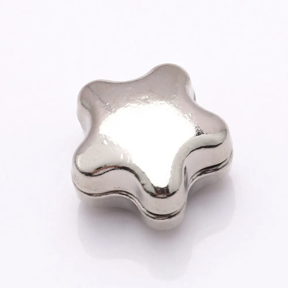 Magnetic Scarf Pins | Round Flatback Button Clasps 1 Pair