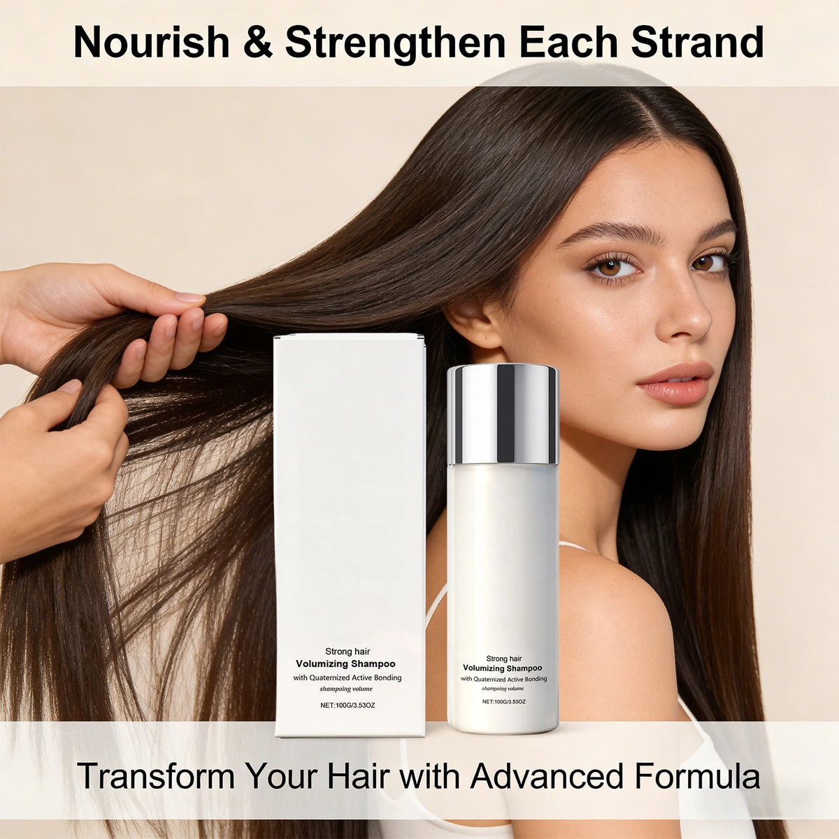 Volumizing Thickening Shampoo – Nourish Scalp & Control Frizz