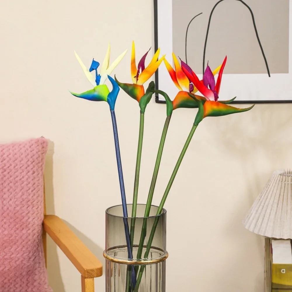 Long Stem Artificial Bird of Paradise Faux Plant | 62–94cm