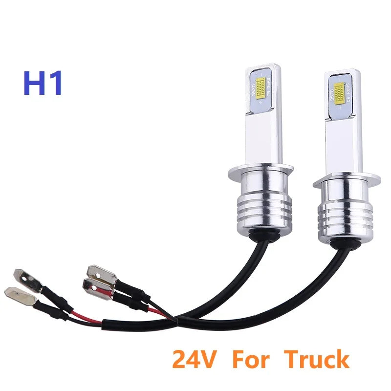 2-Pack H4 H7 H11 LED Headlight Bulbs 80W 26000LM | Pampsee