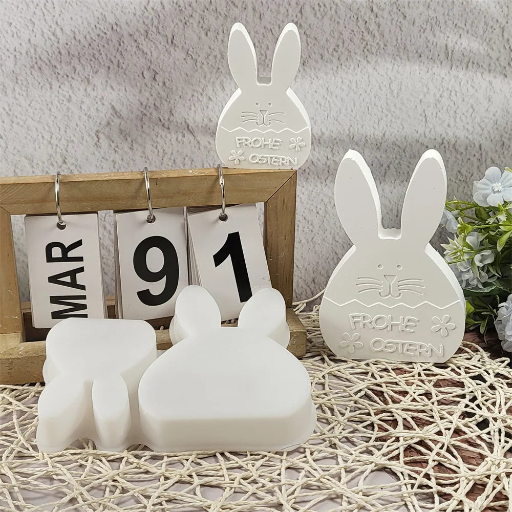 Easter Bunny Eggshell Silicone Mold – Candle, Soap & Resin DIY