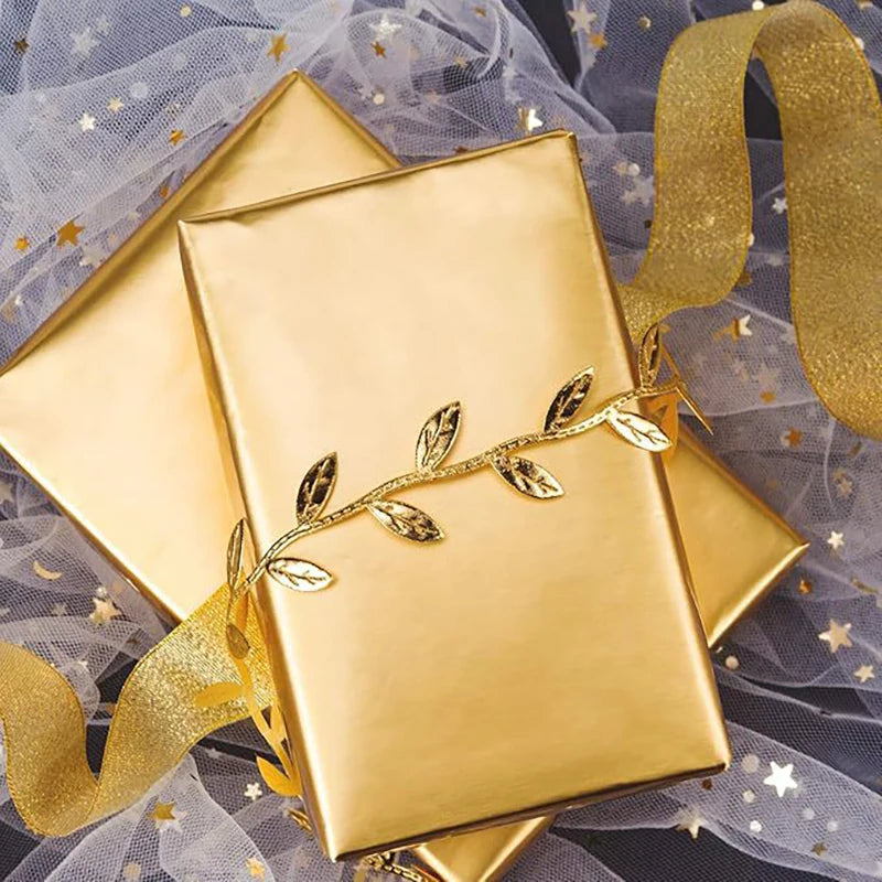 Metallic Matte Wrapping Paper Roll 43cm x 3m – Holiday Gift Wrap