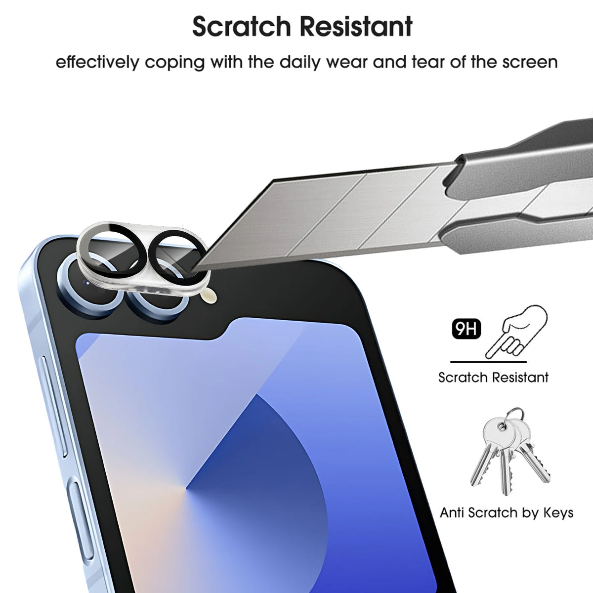 Samsung Galaxy Z Flip 8 Camera Lens Tempered Glass Protector