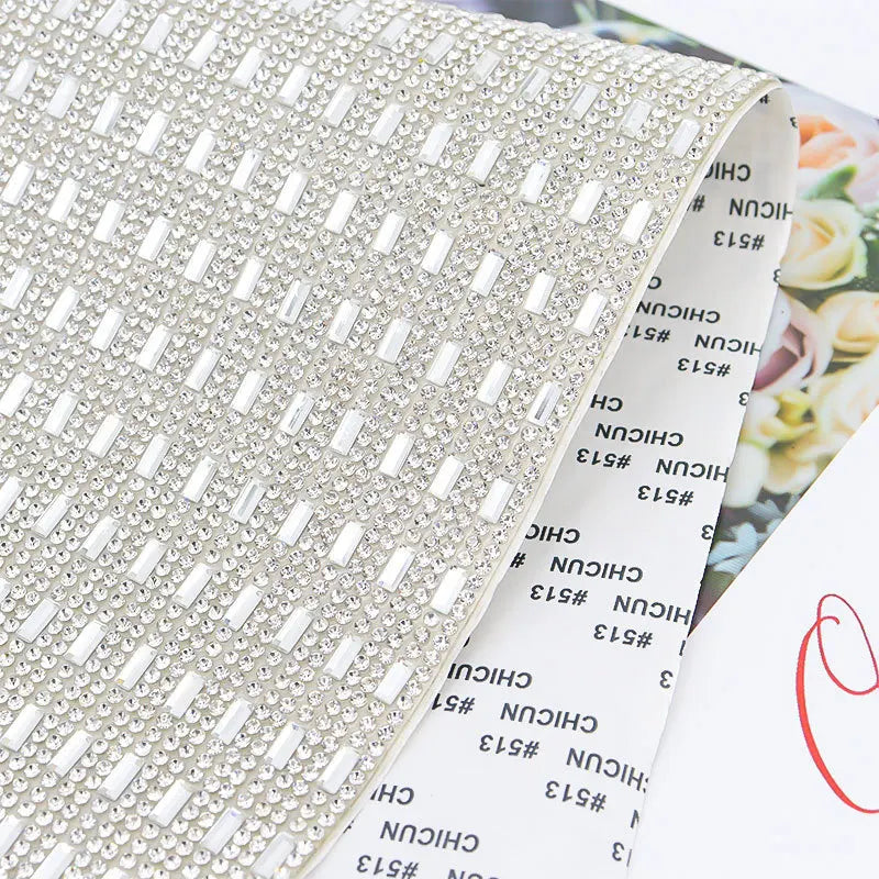 Rhinestone Sticker Sheet 24×40cm – Glitter Gem DIY Crafts