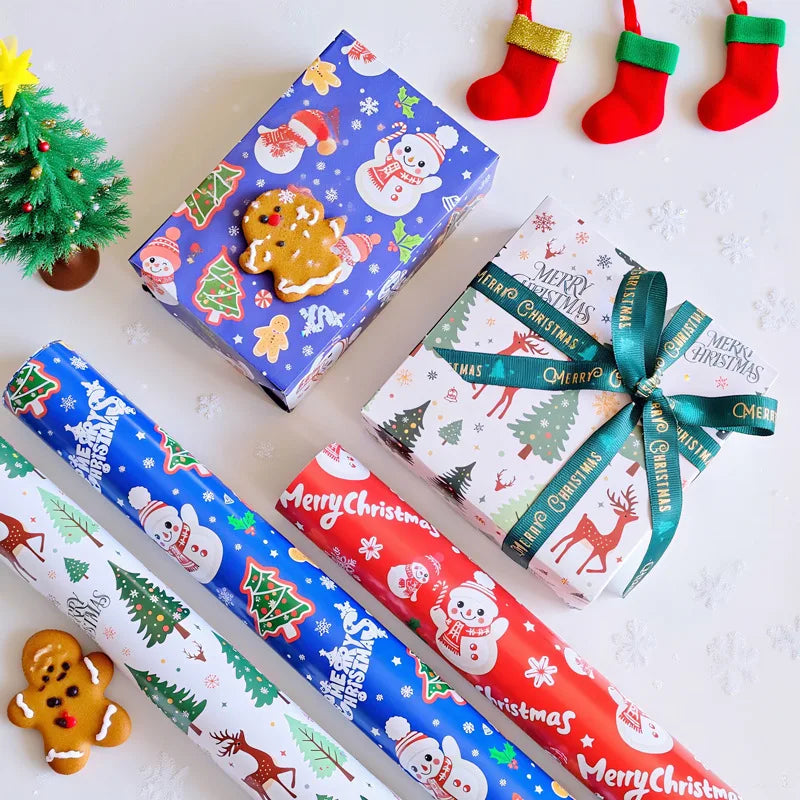 Christmas Wrapping Paper 50x70cm – Festive Holiday Gift Wrap