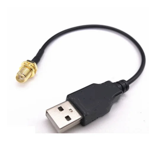 SMA Male to USB Male RG174 Coaxial Cable Adapter 50 Ohm