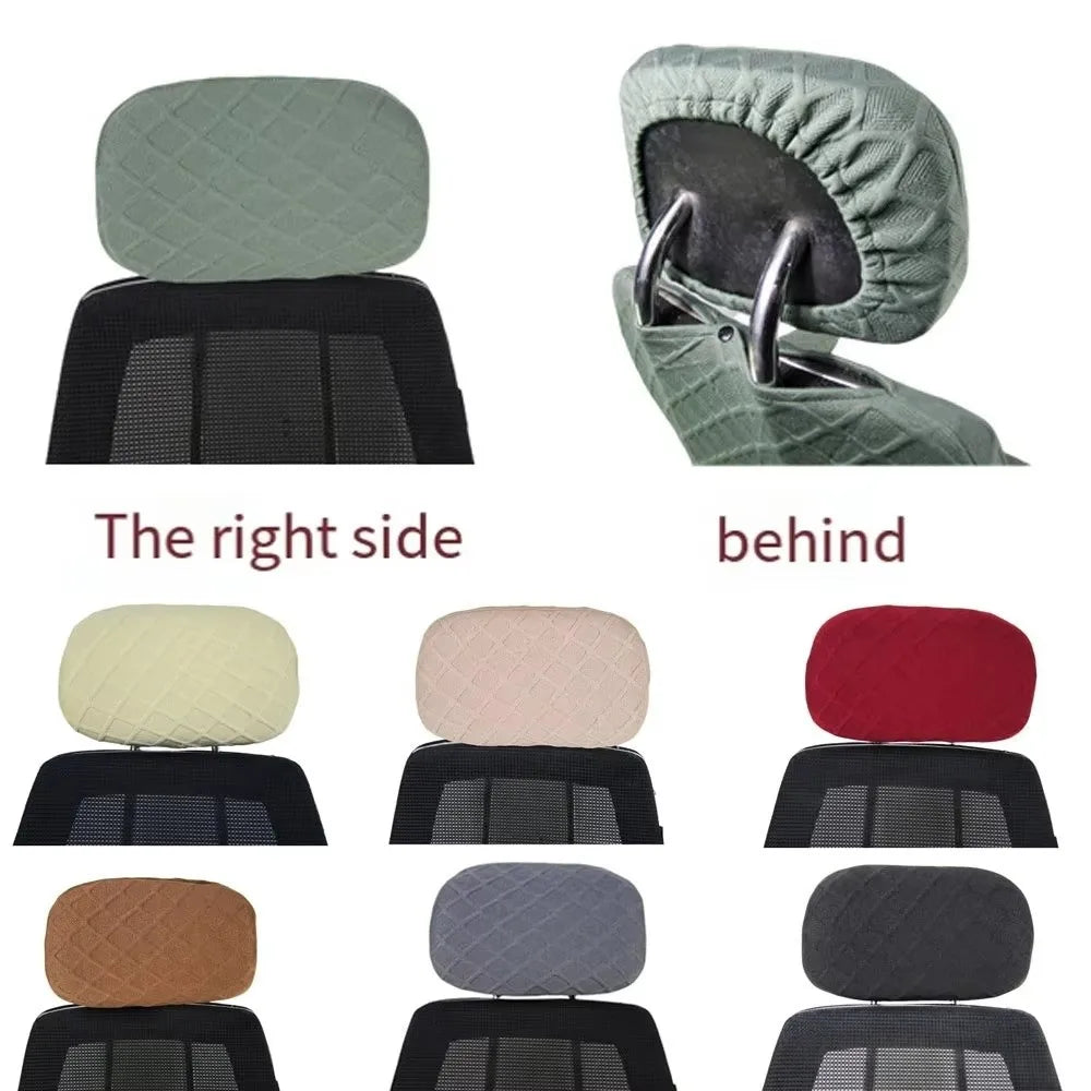 Jacquard Elastic Chair Headrest Cover – Gaming & Office