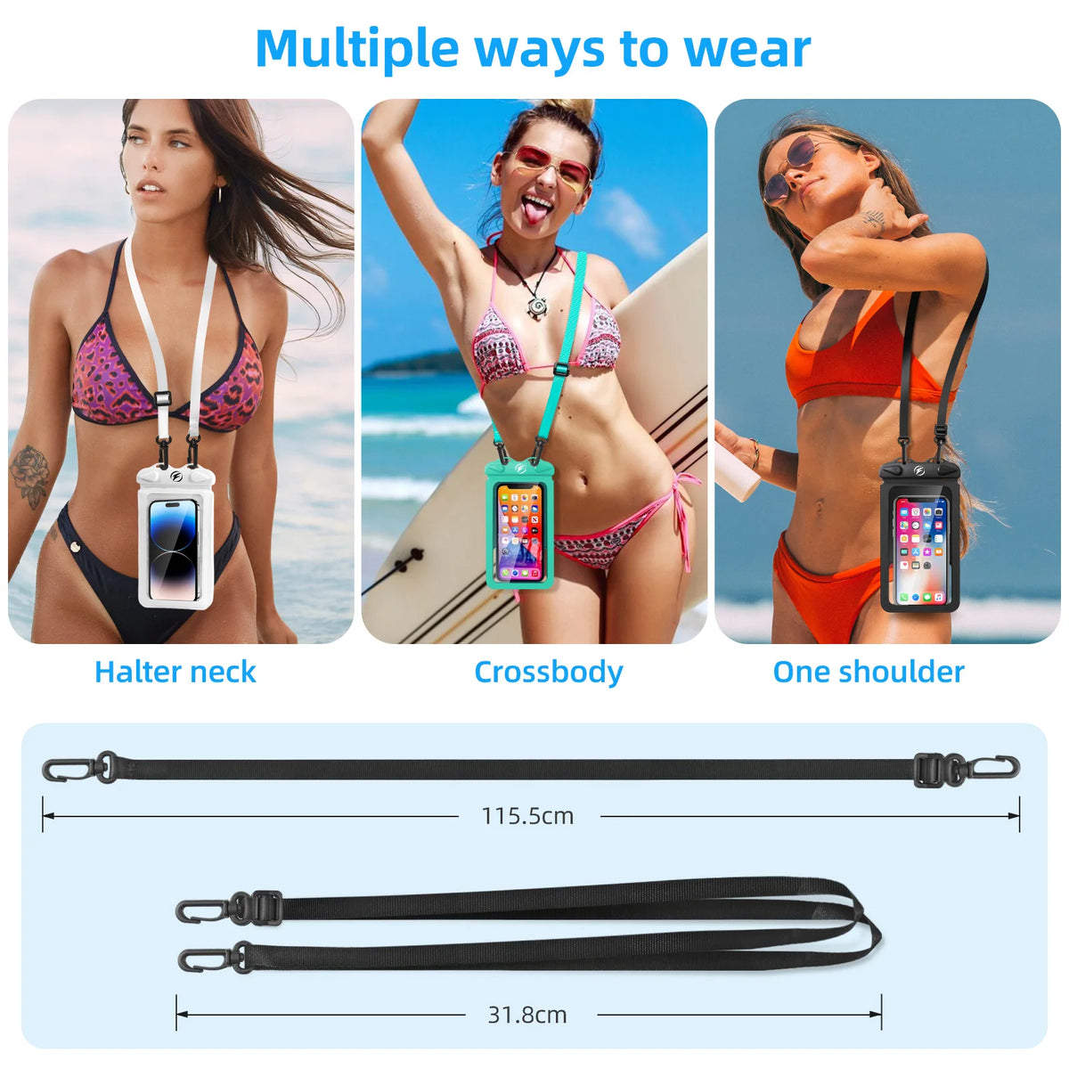 FONKEN Waterproof PVC Phone Pouch | Diving & Outdoor Bag