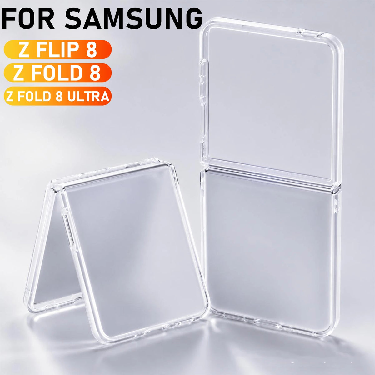 Frosted Matte PC Case – Samsung Galaxy Z Flip8 / Fold8 / Fold8 Ultra