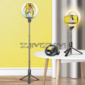Selfie Stick Tripod with Bluetooth Remote & Ring Light