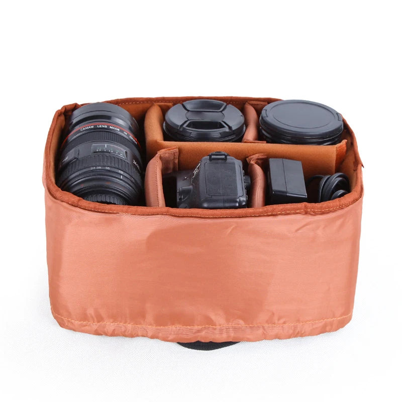 Velvet Camera Bag – Waterproof DSLR Photography Liner Insert