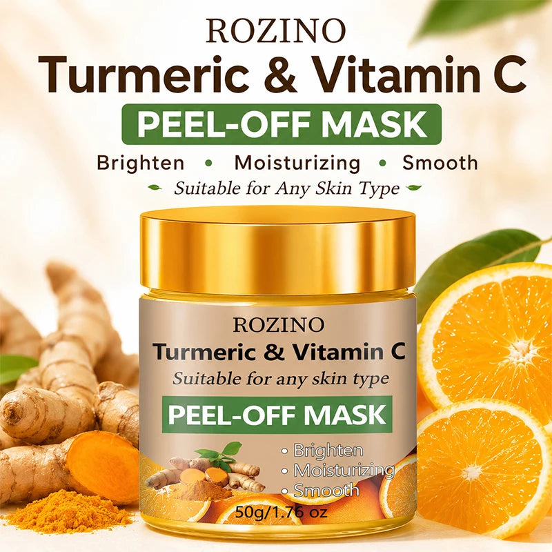 ROZINO Turmeric & Vitamin C Peel-Off Face Mask 50g
