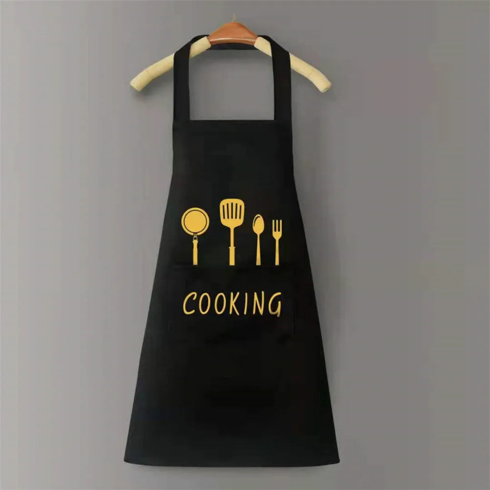 Waterproof Oil-Proof PVC Kitchen Apron – Unisex Sleeveless