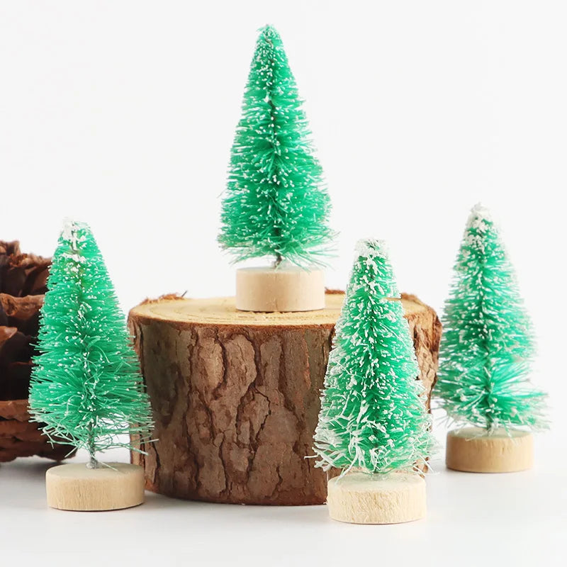 Mini Christmas Tree Cedar Ornaments 10-Pack | Holiday Decor